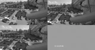 Установка систем видеонаблюдения на парковке в Мценске в октябре